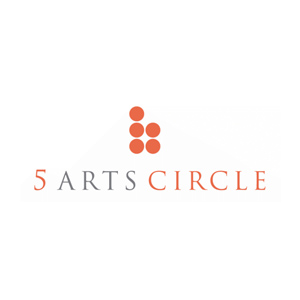 5 art circle logo color